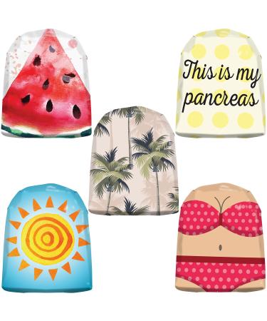 20 Pack Omnipod Stickers Accessory Patches for Omnipod Insulin Pump Funny Holiday Designs