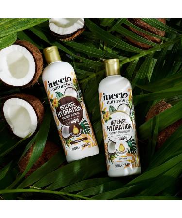 INECTO Natural Coconut Conditioner 500ml Super Creamy Infused with Pure Organic Coconut Oil Smooth & Silky Relief Moisturized Hair - Buy Online on GoSupps.com