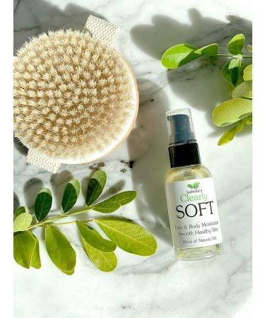 Clearly SOFT Gentle Face & Body Oil | Hydrate & Soothe Sensitive Skin | Natural & Organic Made in USA (2 Oz) - Perfect for Dry Skin - Buy Online on GoSupps.com