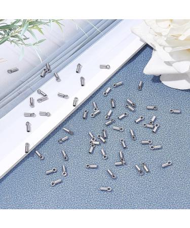 UNICRAFTALE 60pcs Stainless Steel Cord End Caps 1mm Inner Diameter for Jewelry Making - Buy Online on GoSupps.com