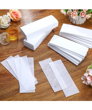 2000 PCS Large Non-Woven Wax Strips for Hair Removal - 3 x 8 Inch Body & Face Waxing Strips - For Men & Women - White - Buy Online on GoSupps.com