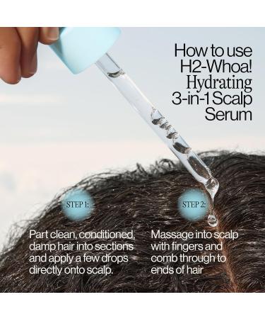 Eva NYC H2-Whoa Hydrating 3-in-1 Scalp Serum | Hyaluronic & Glycolic Acid | 2.0 fl oz - Shop Internationally - Buy Online on GoSupps.com