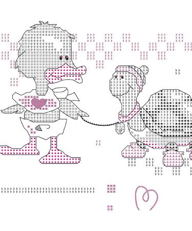 Cute or What Stamped Cross Stitch DIY Baby Quilt - 34x43 Dimensions - Buy Online on GoSupps.com