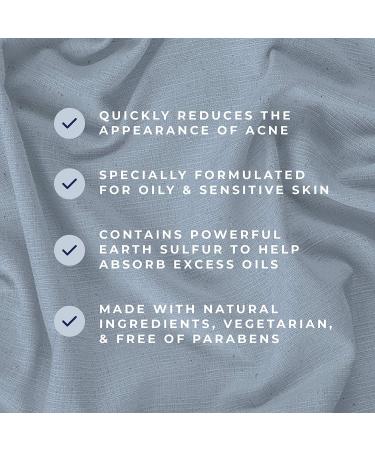 Ayadara Cystic Hormonal Acne Charcoal Face Wash - Deep Cleansing Sulfur Cleanser for Oily Skin - Prevents Breakouts, Inflamed Pores & Dark Spots - 8 Fl Oz (Pack of 1) - Buy Online on GoSupps.com