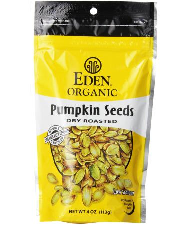 Eden Foods Organic Pumpkin Seeds Dry Roasted 4 oz (113 g)
