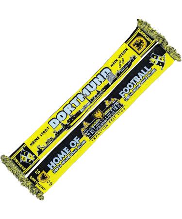 Buy Generic Dortmund Scarf SKYLINE/STADION - High Definition Knitted Scarf for Fans | International Shipping Available - Buy Online on GoSupps.com