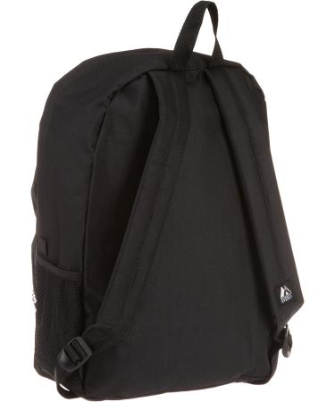 Everest Large Black Backpack with Front and Side Pockets - Durable and Stylish - Buy Online on GoSupps.com