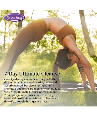 Nature's Secret 7 Day Ultimate Cleanse - Total Body Detox with Multi-Herb Blend - 72 Tablets - Buy Online on GoSupps.com