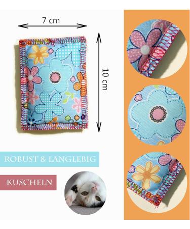 Joli Moulin Premium Baldrian Cat Toy - Eco-Friendly Cuddling Pillows (5 pcs) | Oeko-Tex 100 Certified for Happy Cats - Buy Online on GoSupps.com