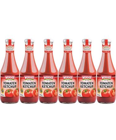 Werder 6 x tomatoes ketchup 750 ml