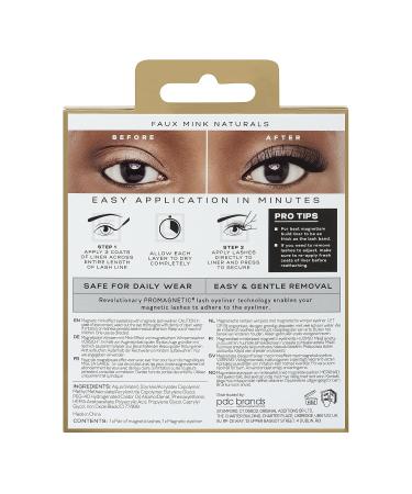 Eylure PROMAGNETIC Eyeliner & Lash Kit | Faux Mink Natural Eyelashes in Black - International Shipping Available - Buy Online on GoSupps.com