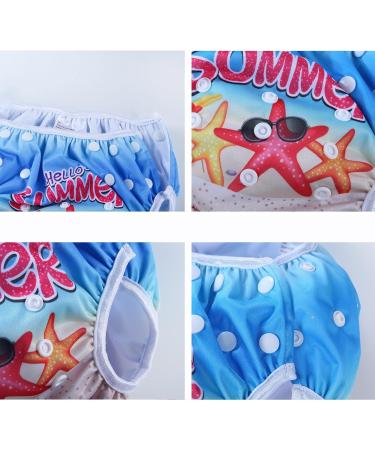Mixidone Reusable Swimming Diaper for Toddlers | Adjustable Baby Swim Trousers (0-3 Years) - Eco-Friendly Swim Trunks for Pools & Beaches - Buy Online on GoSupps.com
