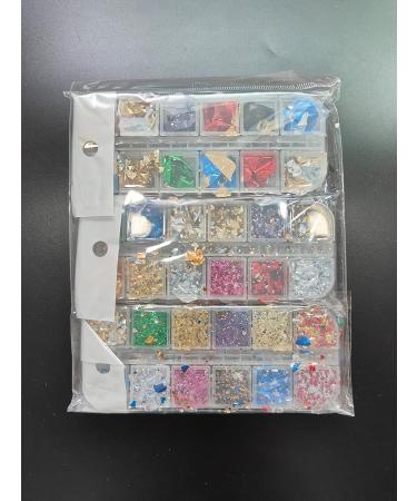 Kalolary 36 Color Nail Seilets Glitter - Rhinestone Nail Art Stickers & Body Glitter for DIY Decoration - Buy Online on GoSupps.com