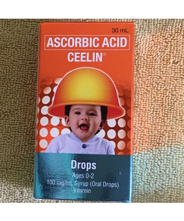 Ascorbic Acid Ceelin Oral Drops Ages 0-2 years old 30mL Unilab