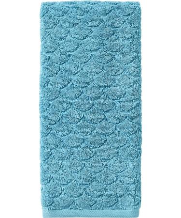 SKL Home Ocean Watercolor Scales Hand Towel Blue (2-Pack) - Aqua Hand Towel Set - Buy Online on GoSupps.com