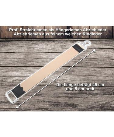 Beginner Shaving Set - Classic 5/8 Razor & 2-Sided Leather Strop | International Shipping Available - Buy Online on GoSupps.com