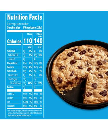 Duncan Hines Mega Chocolate Chunk Pan Cookie Mix 7.8 oz - Delicious and Easy Baking! - Buy Online on GoSupps.com