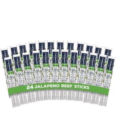 Lorissa's Kitchen Grass-Fed Beef Sticks - Jalapeno Flavor  1 oz - Pack of 24 - Buy Online on GoSupps.com