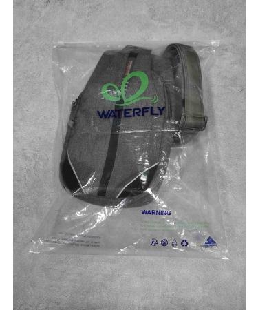 WATERFLY Anti-Theft Sling Bag for Men & Women - Multipurpose Gray Chest Bag Hippie Crossbody Daypack - Buy Online on GoSupps.com