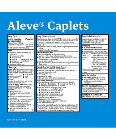 Aleve Caplets 2 Dozen Dispenser Pack - 90 Count - Buy Online on GoSupps.com