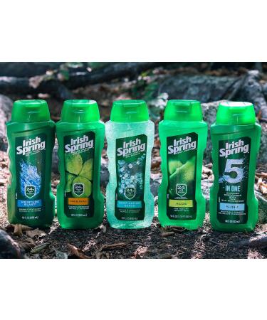 Irish Spring Moisturizing Men's Body Wash Shower Gel Moisture Blast - 18 Fluid Ounce (2 Pack) - Buy Online on GoSupps.com