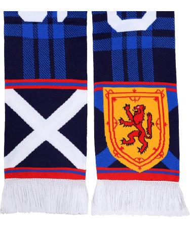Scotland National Soccer HD Knit Scarf - Official Euroscarves Collection - Buy Online on GoSupps.com