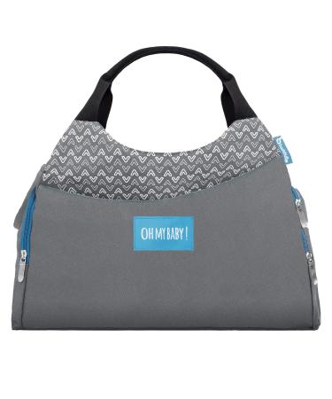 Badabulle Multipocket Changing Bag Grey