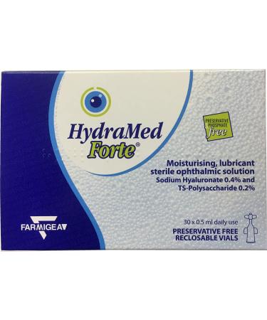 HydraMed Forte Eye Drops 30 x 0.5ml Daily Dose Units