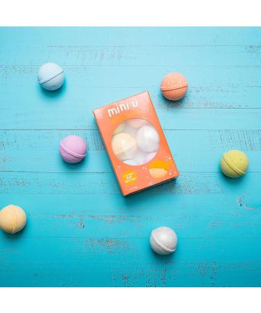 Mini U Bath Bombs 6 Pack - Kids Christmas Stocking Filler - Bath Time Gift Orange - Buy Online on GoSupps.com