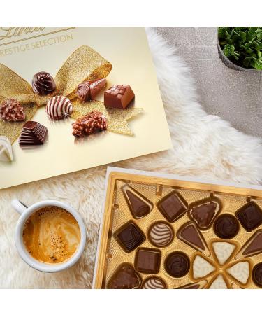 Lindt - PRESTIGE SELECTION Assorted Box - Assorted Milk Chocolates Black and White - Ideal for Christmas 345g - Buy Online on GoSupps.com