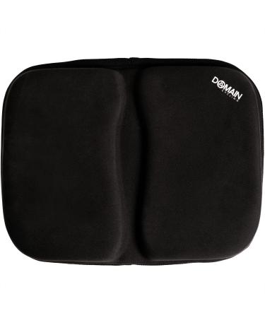 Domain Cycling Bike Seat Cushion for Recumbent Bike - Pad Gel Exercise Bike Seat Cover for Recumbent Bike Seat, Stationary Spin Bicycle Seat, Women and Men, 15.5in x 11.5in