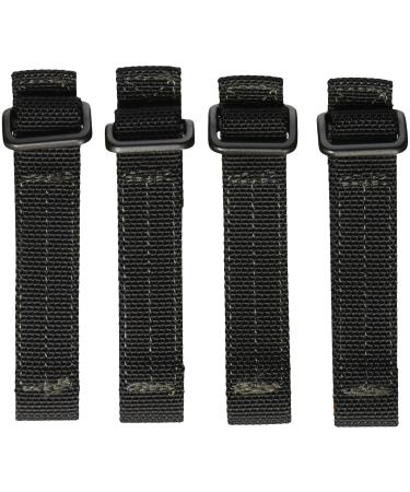 Maxpedition 3-Inch TacTie - Pack Of 4 Black