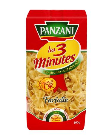 PANZANI Panzani 3 Minute Farfalle Pasta 500g