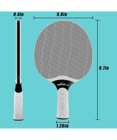 Senston Professional Table Tennis Rackets Set - Composite Rubber Ping Pong Paddle Set in Gray - Buy Online on GoSupps.com