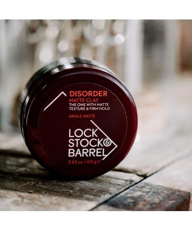 Lock Stock & Barrel Disorder Matte Clay for Men - 100g | Premium Hair Styling & International Shipping Available - Buy Online on GoSupps.com