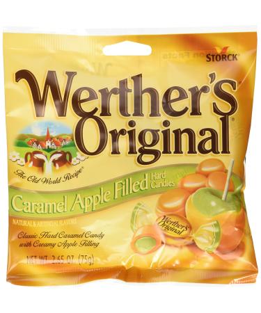 Werthers Original Caramel Apple Filled Hard Candies PACK of 3 caramel 2.65 Ounce (Pack of 3)