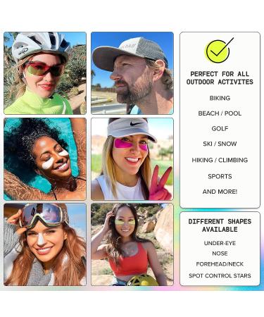 Sun Patch Reusable Under Eye Sunblock Patches - UPF 50 Face Stickers for UV Protection - Sunkiss (Nude) - 1 Pack/4 Pairs - Buy Online on GoSupps.com