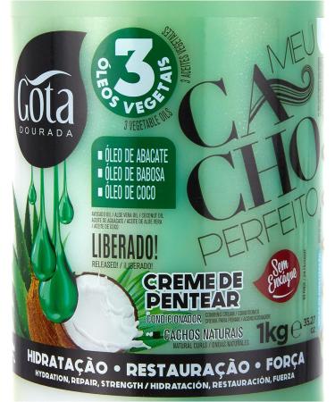 Gota Dourada CR.Pent MEU PERFEITO 3 Oil Containers - 1 kg Single-Coloured Standard - Premium Vegetable Oil Shipping Worldwide - Buy Online on GoSupps.com