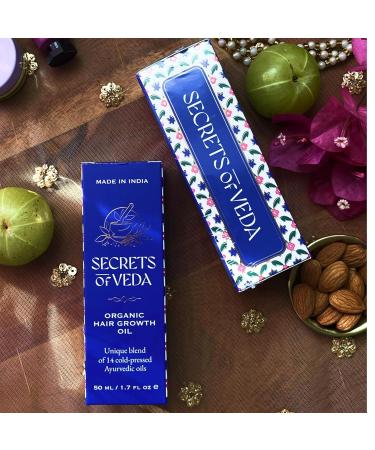 Indian Ayurveda Hair Growth Oil - Strengthens & Nourishes | Rosemary Amla Ashwagandha Castor | 100% Pure & Natural - Buy Online on GoSupps.com