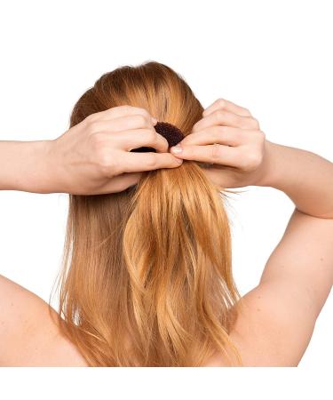 Kitsch Mini Bun Form  Hair Bun Maker  Hair Donut for the Perfect Bun  Bun Hair Maker  Back to School  Magic Ballet Bun Maker for Girls  Donut Bun Maker for Hair  Sock Bun for Hair  Bun Donut (Brown) Mini Brown - Buy Online on GoSupps.com