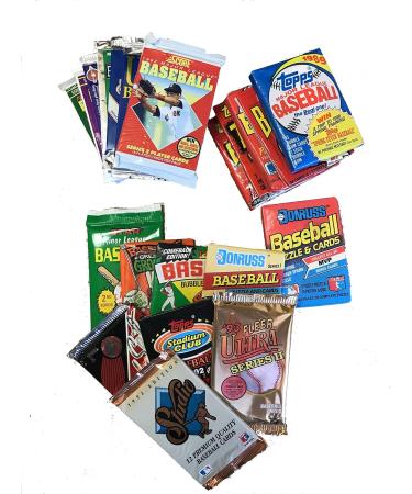 Factory Sealed Pack Sale - 100 Old Baseball Cards Topps Fleer Donruss + More - Estate Sale Warehouse Find! - Buy Online on GoSupps.com
