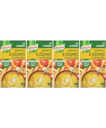 Knorr Sweet Soup of 8 Vegetables with Fresh Cream 1 L - Pack of 4 - Buy Online on GoSupps.com