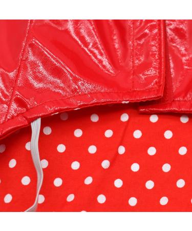 Croci C7274475 Cherry Raindrop Raincoat for Dogs - 20 cm | Waterproof Pet Apparel - International Shipping - Buy Online on GoSupps.com