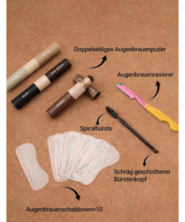  Erinde Erinde Eyebrow Powder #04 - Buy Online on GoSupps.com