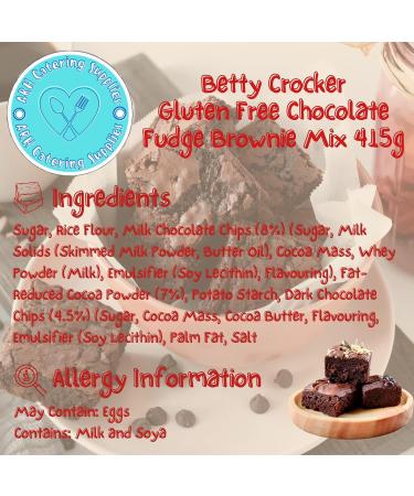Chocolate Fudge Betty Crocker Gluten Free Brownie Mix 415g - Buy Online on GoSupps.com
