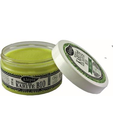 Alepia Organic Cosmos Certified Organic Unrefined Shea Butter Moisturizes & Softens Rich in Ceramides & Vitamins 100 ml - Buy Online on GoSupps.com