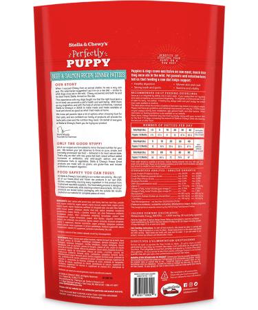 Stella & Chewy's Puppy Dinner Patties - Beef & Salmon 14oz (Pack of 1) - Buy Online on GoSupps.com