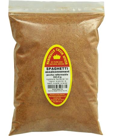 Marshalls Creek Spices Refill Pouch No Salt Spaghetti Seasoning XL 22 Ounce - Buy Online on GoSupps.com