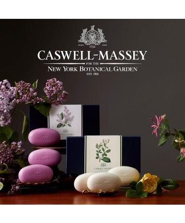 Caswell-Massey Triple Milled Gardenia Three-Soap Set - Made in USA, 5.8 oz Bars, Scented & Moisturizing Bath Soap for Women - Buy Online on GoSupps.com