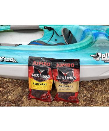 Jack Links Jumbo Beef Jerky Variety 2 Pack - Original & Teriyaki (230 Gram x 2) - Buy Online on GoSupps.com